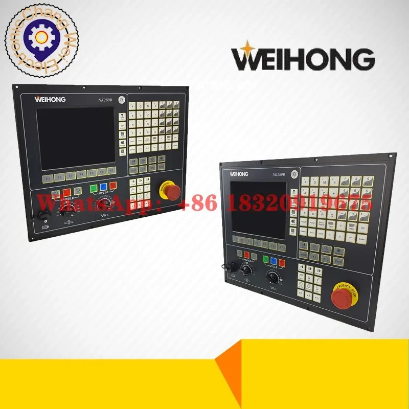ماكينة الحفر باستخدام الحاسب الآلي WEIHONG NC studio V10 NK280B 3 محاور 4 محاور نظام CNC المتكامل لامدا 21A لوحة طرفية Cyclmotion