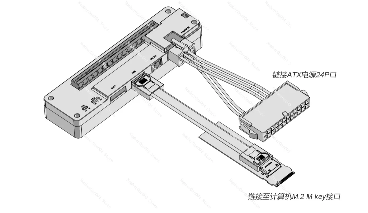 High-speed graphics card docking station