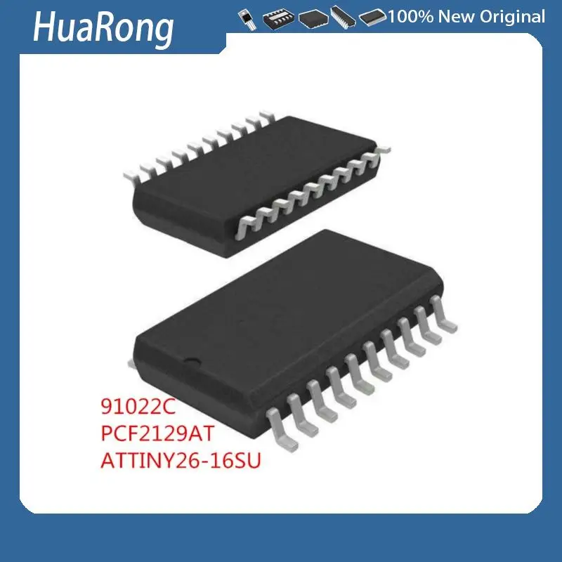 2PCS/LOT      91022C    PCF2129AT   ATTINY26-16SU      SOP-20