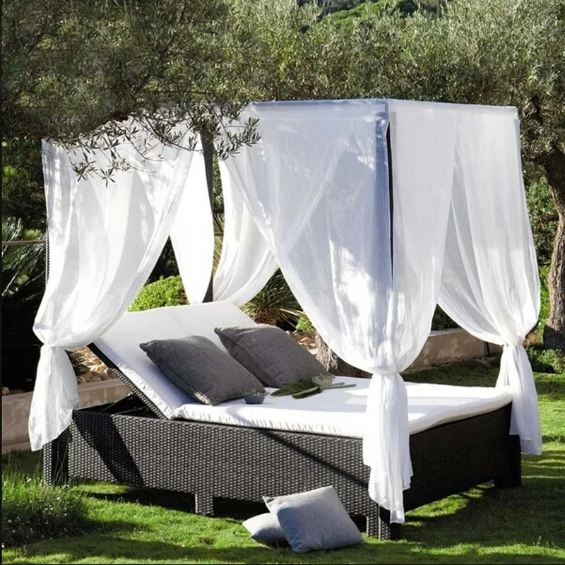 

Rattan Outdoor Beds, Sofa Beds, Lounge Chairs and Beach Beds, Suitable for Outdoor Balcony, Courtyard, Pool and Beach