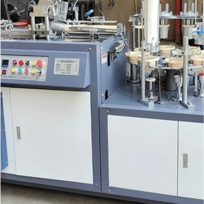 Fully Automatic Disposable Paper Cup Machine with Automatic Cup Stacking and Counting for Fast Packaging