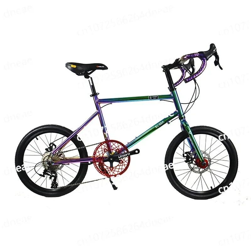 

for For 22 Inch 451 Road Bike Aluminum Alloy Variable Speeds Disc Brakes 53T Crankset 10kg 9-Speed Cassette Freewheel Commuter