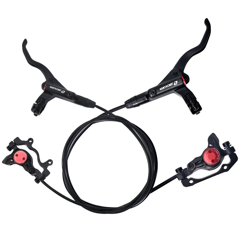 

STLF Bicycle Hydraulic Disc Brake Set Double Piston Bicycle Hydraulic Brake Caliper Mountain Bike Brakes for 160mm Rotor MTB Par