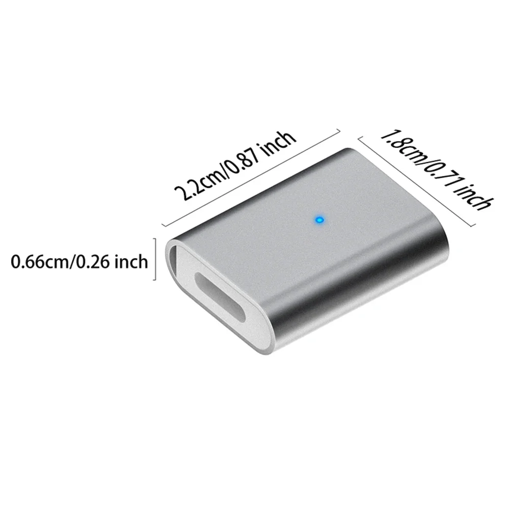 Type-C/8 Pin Female To Magnetic 3Pin Adapter USB C Adapter Converter Charger Cable Connector for Laifen Wave Electric Toothbrush