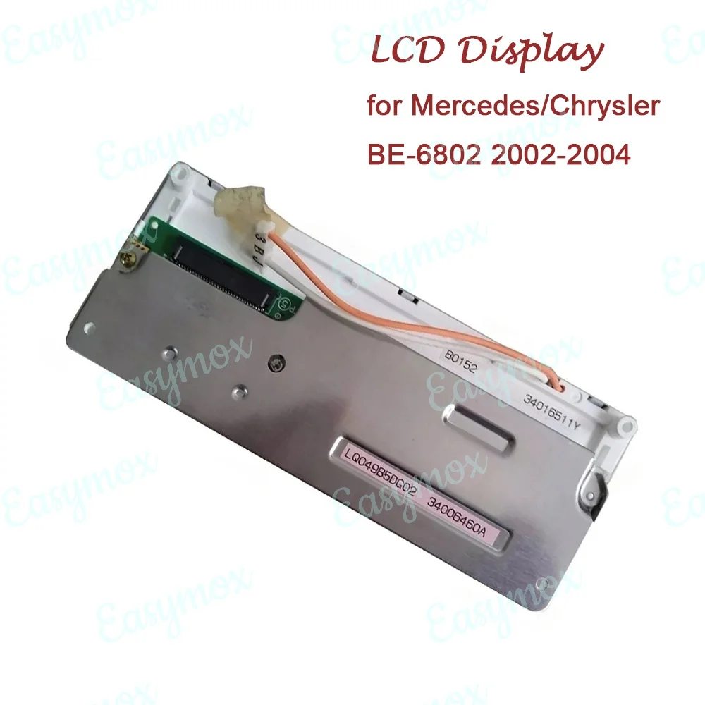 

LQ049B5DG02 Original 4.9inch LCD Display for Mercedes/Chrysler BE-6802 2002-2004 Car Navigation Screen Replacement LQ049B5DG04