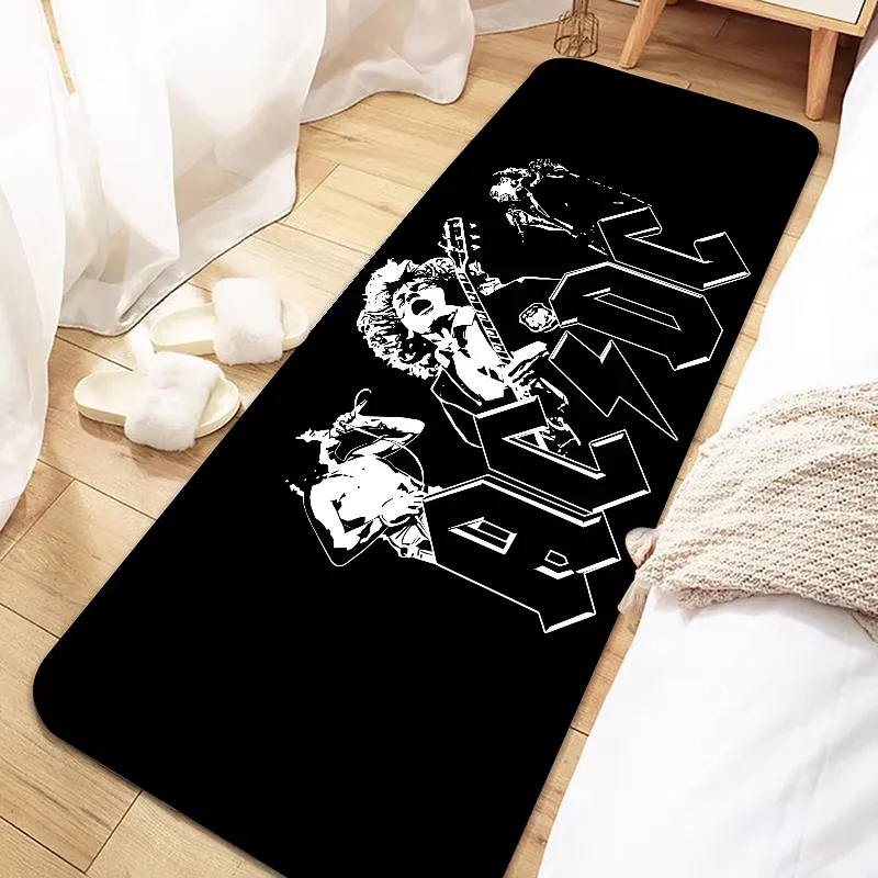 Rock Band ACDC Door Mat Entrance Non-slip Doormat Washable Kitchen Carpet Living Room Hallway Rugs Bathroom Bath Door Mats