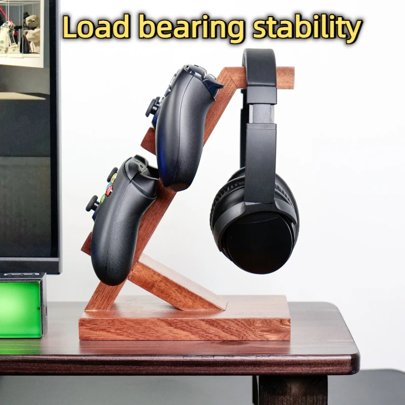 

Игровой контроллер, игровая гарнитура, деревянная подставка, подставка для дисплея, подходит для настольного дисплея, игровые аксессуары PS5 Xbox