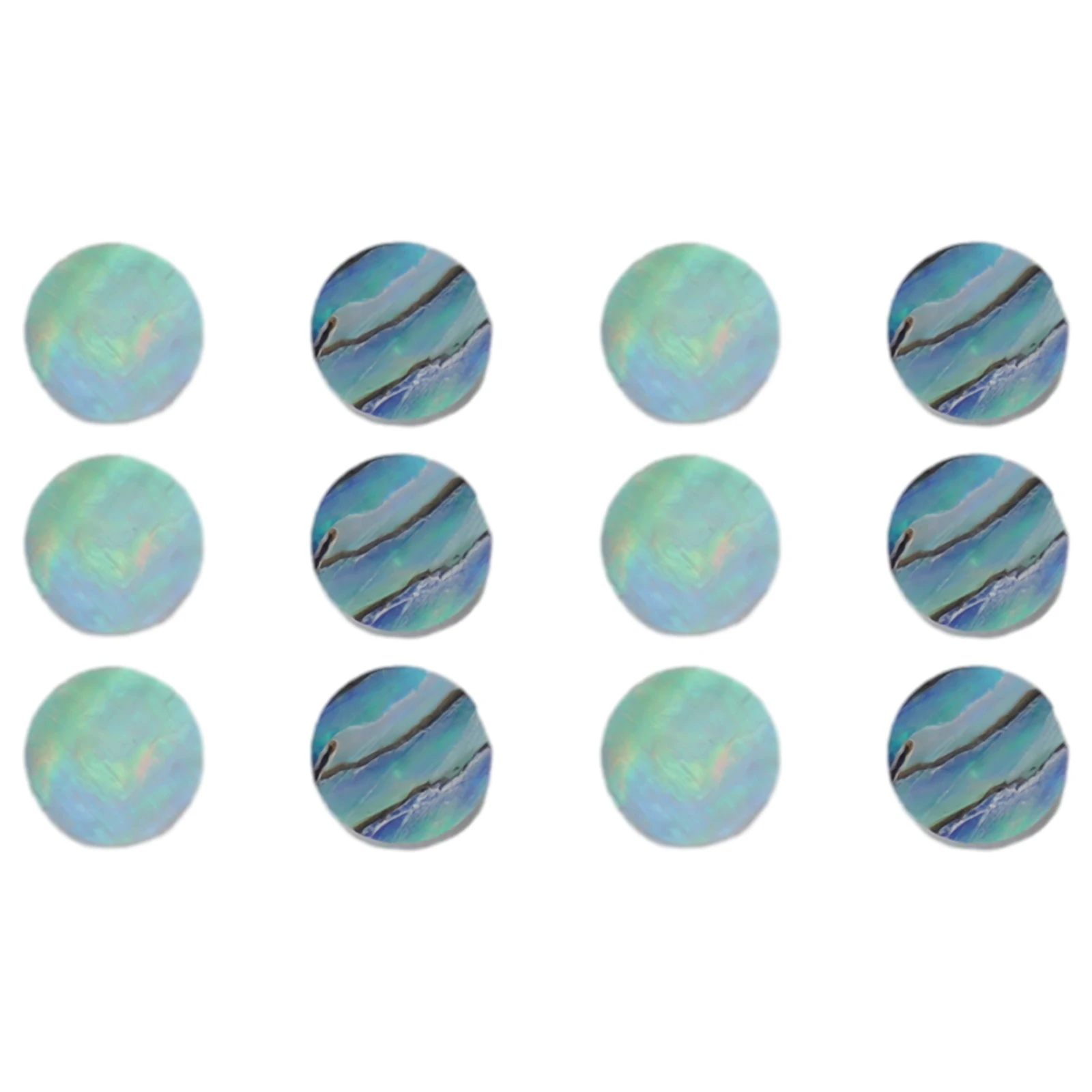 12Pcs Abalone Guitar Luthier Dots Inlay Fret Side Marker 6MM DIY Handmade Guitar Bass Ukulele Decorate Guitar Parts