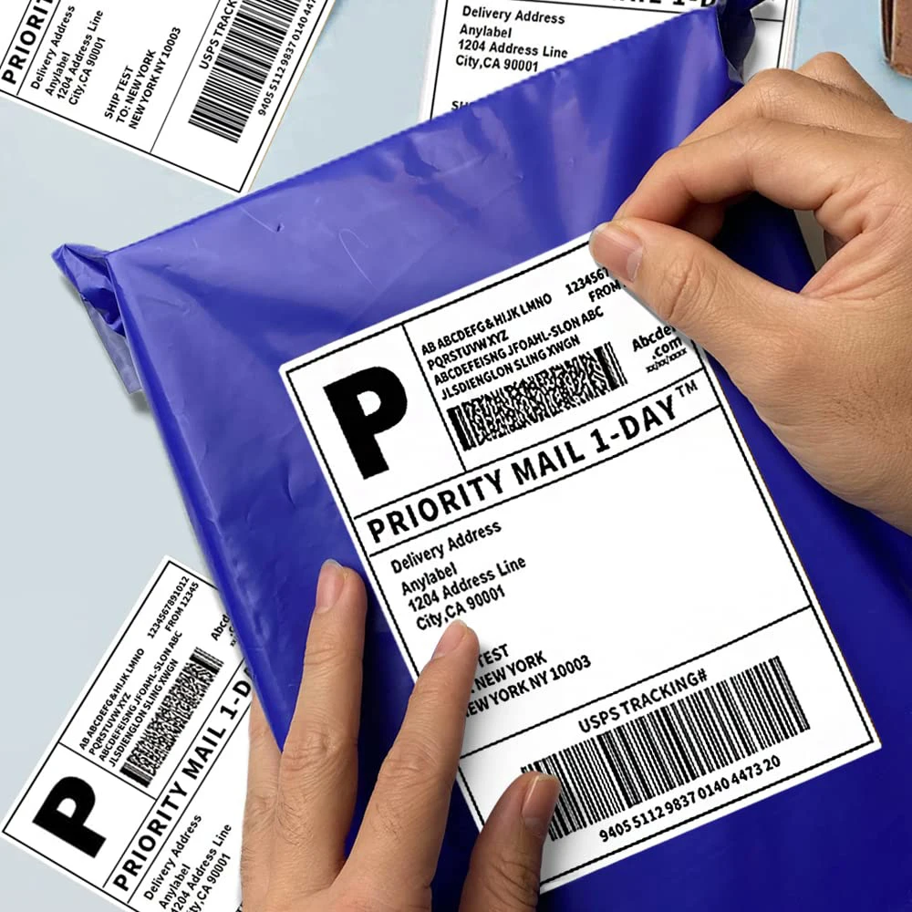 4x6 Inch Thermal Shipping Labels Roll Labels Compatible with Thermal Printer Self-Adhesive Waterproof Oil-Proof Labels Paper New