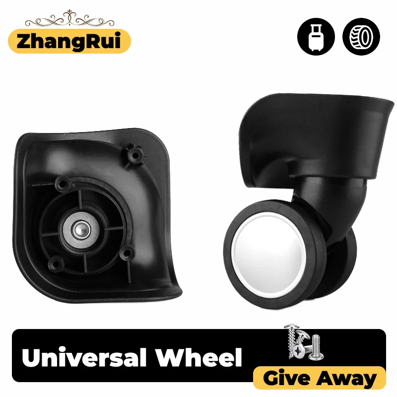 

Колеса для багажа W133, 360 градусов вращения ° Бесшумные вращающиеся колеса - прочные сменные колеса для поврежденных багажных колес с установкой