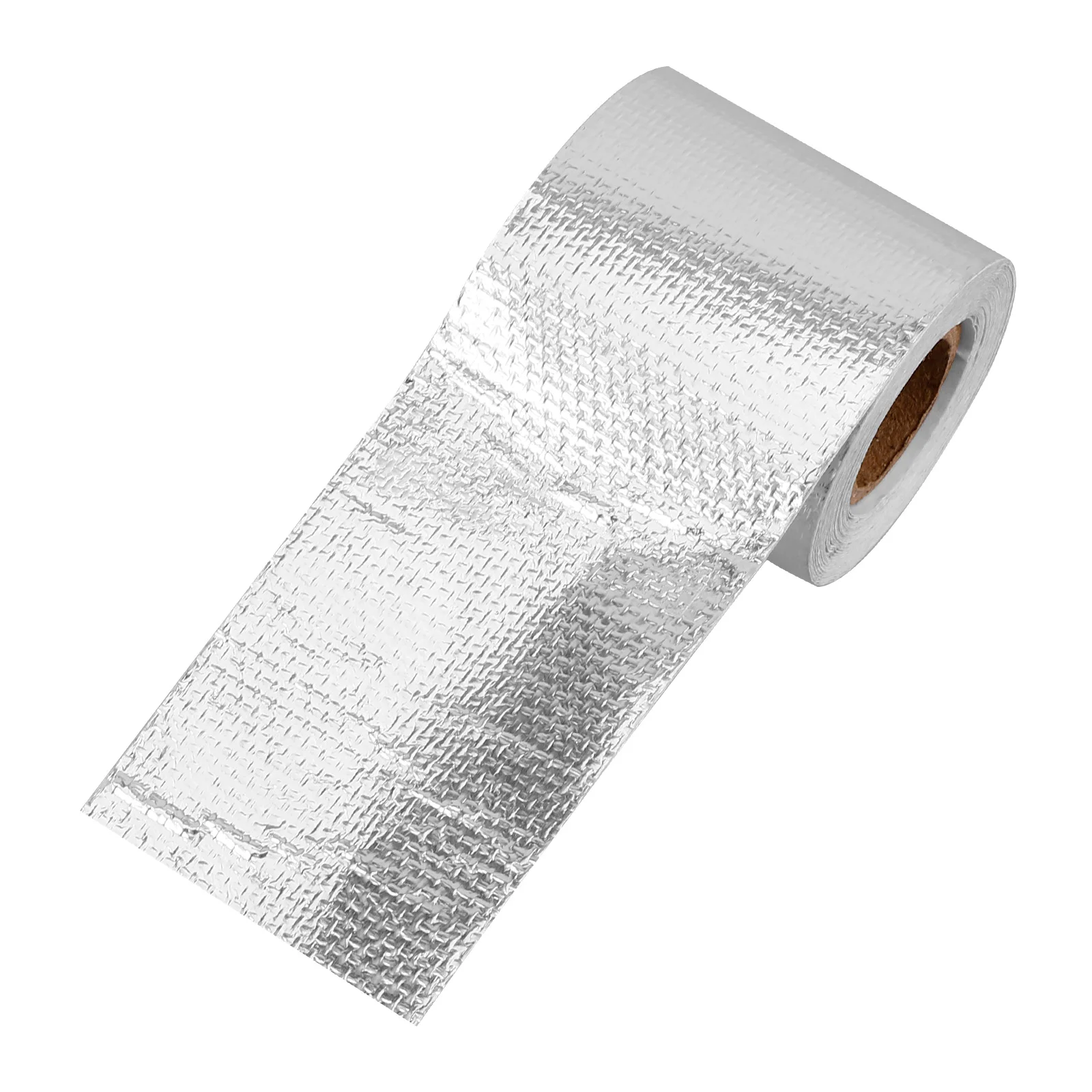 

Aluminum Foil Tape for HVAC Duct Insulation Silver Thermal Double Sided Heavy Duty Foil Exhaust Pipe Range Hood Industrial Use