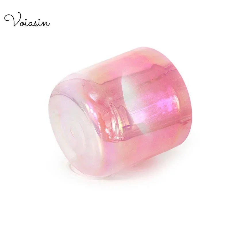 6/7/8Inch Rose Pink Gradient Clear Quartz Crystal Singing Bowl Top Level Meditation Sound Therapy Voiasin Relaxing Sounds Bowls