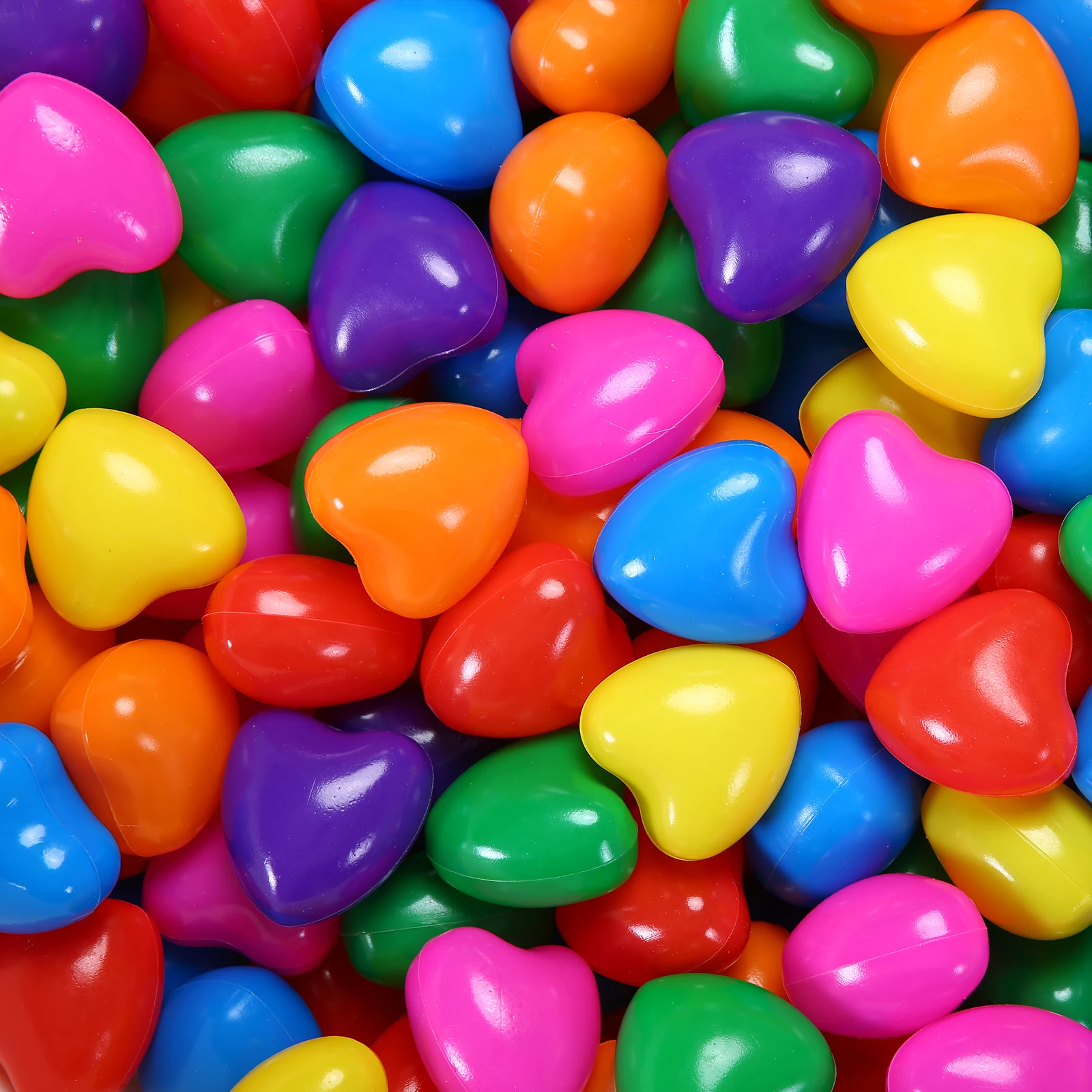50/100 szt. 5,5 cm kulki w kształcie serca wielokolorowe dla dzieci dom zabaw miękka plastikowa piłka basenowa na zewnątrz namioty sportowe zabawki