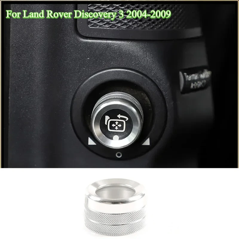 

For Land Rover Discovery 3 LR3 04-09 Car Rearview Mirror Adjustment Knob Button Cover Decorative Protect Ring Car Accessories