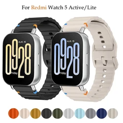 22mm Ocean Silicone Strap for Xiaomi Redmi Watch 5 Active/Lite Correas Bracelet for Redmi Watch 5Active 3Lite Band Accessories