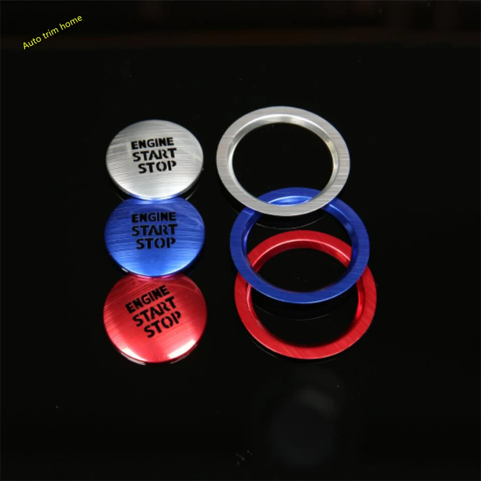 

Engine Start Stop Push Button Key Hole Switch Decor Ring Cover Trim For Toyota Camry / Avalon / RAV4 2019 - 2024 Car Accessories