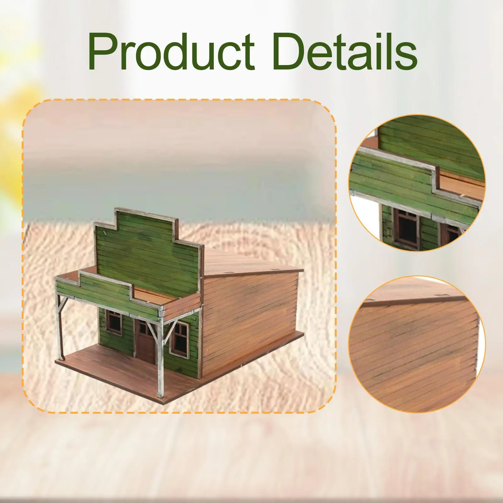 1/72 مدينة بناء أطقم منمذجة ثلاثية الأبعاد الألغاز الخشبية ديوراما طاولة الرمل نموذج الهندسة المعمارية