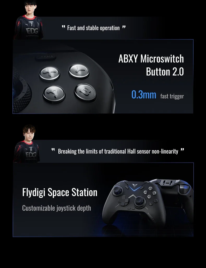 Flydigi ベイダー 4 プロアサシンクリードゲームコントローラ