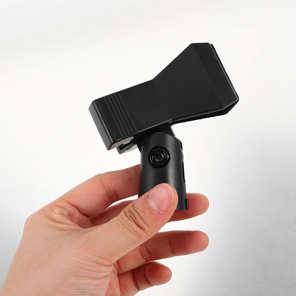 3 قطعة مشبك ميكروفون عالمي قابل للتعديل حامل ميكروفون لحامل الميكروفون 5/8 "إلى 3/8" محول المسمار سطح المكتب المشبك للبث المباشر #4