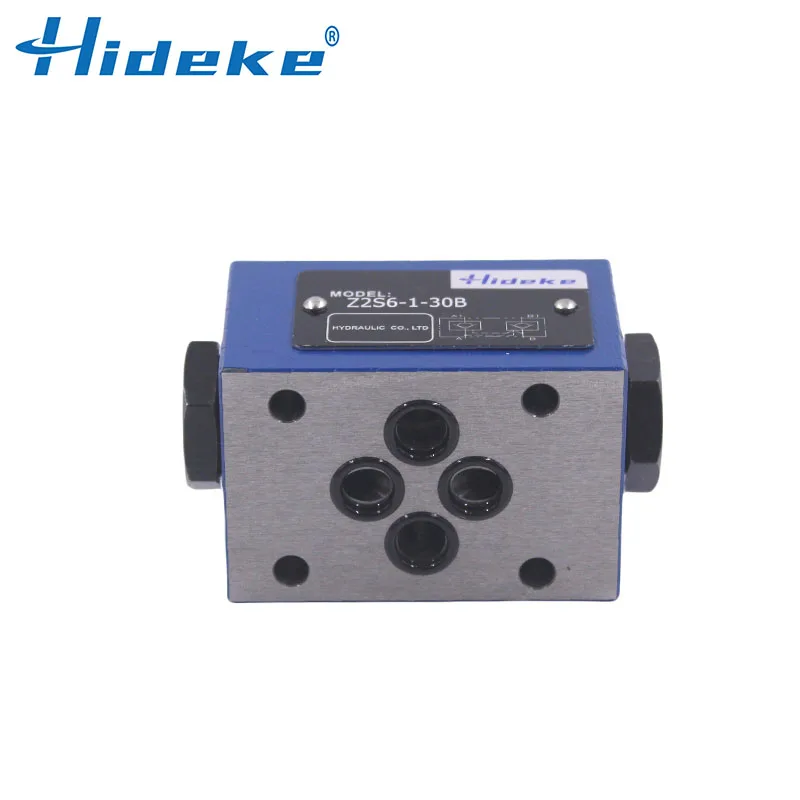 Z2S6 Hydraulic lock Pilot Operated Check Modula Valve Z2S6-40B Z2S6-1-40B Z2S6A-1-40B Z2S6B-1-40B Z2S6-1-60B Z2S6B-1-60B 31.5MPa