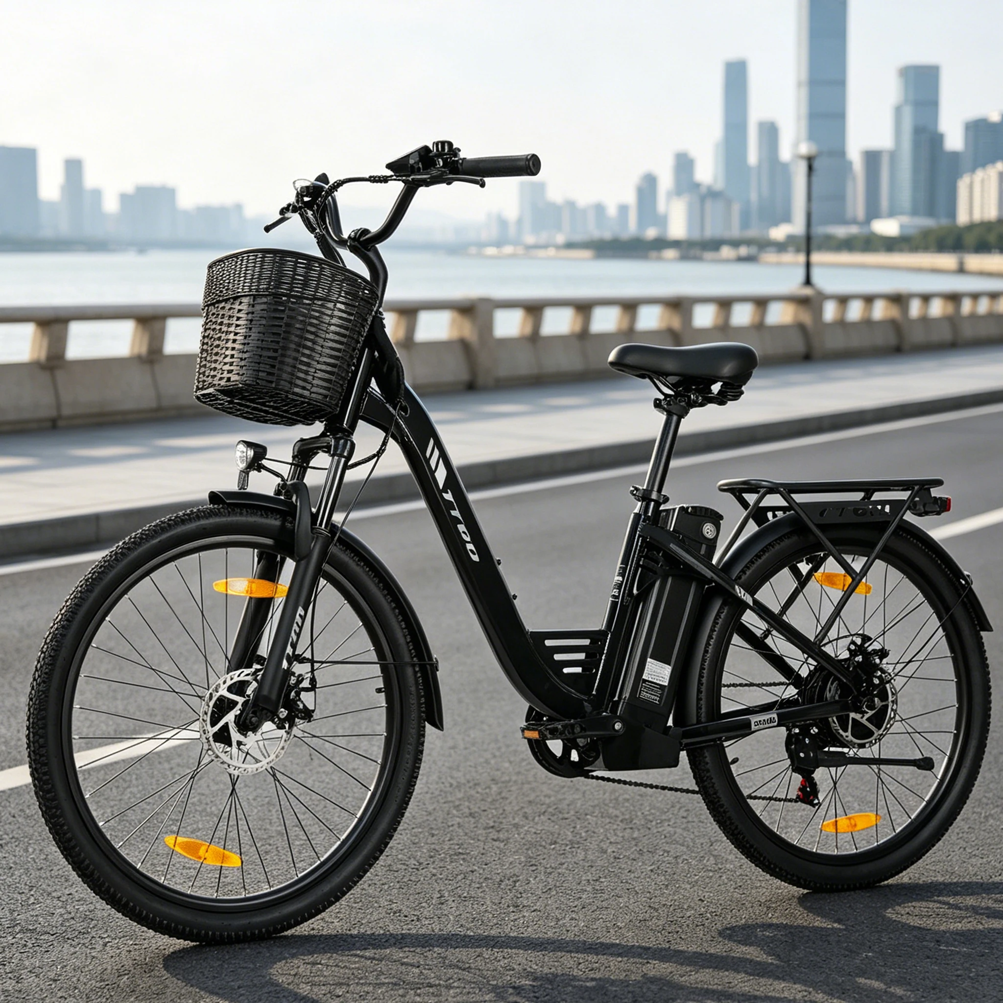 TTGO 36V 18AH E-Bike mit 120KM Reichweite, 350W Heckmotor, 26 Zoll, 7-Gang-Scheibenbremse, leistungsstarkes und zuverlässiges Elektrofahrrad für den täglichen Pendelverkehr und Abenteuer