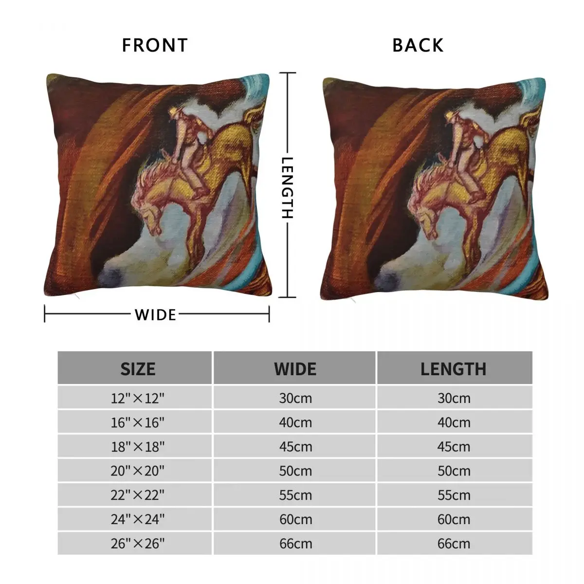 The Man From Snowy River Square Pillowcase Polyester Linen Velvet Printed Zip Decor Bed Wholesale
