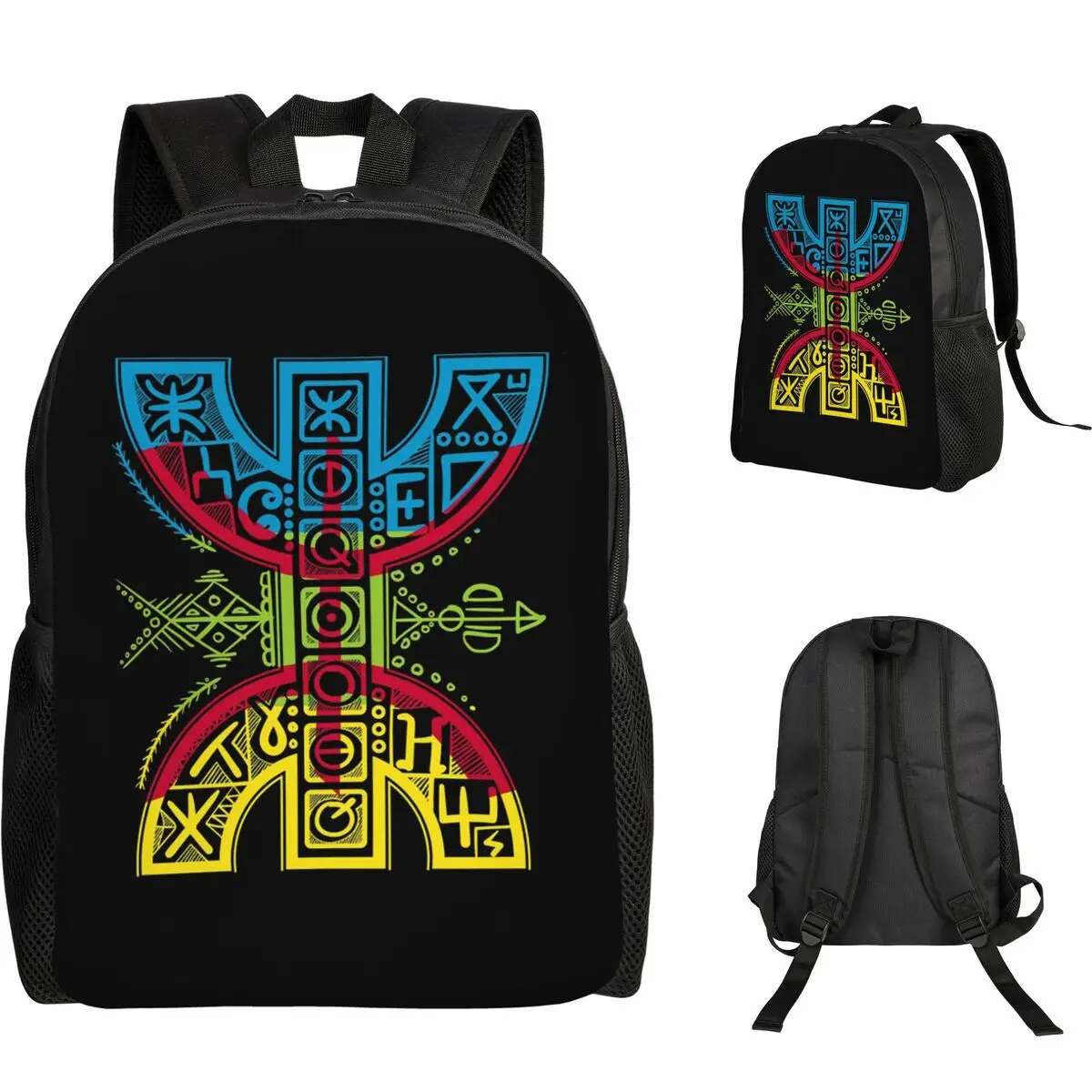 

Ювелирные изделия Kabyle Amazigh Morocco, рюкзак для студентов, для мальчиков и девочек, школьная сумка, сумка для ноутбука, сумки на плечо