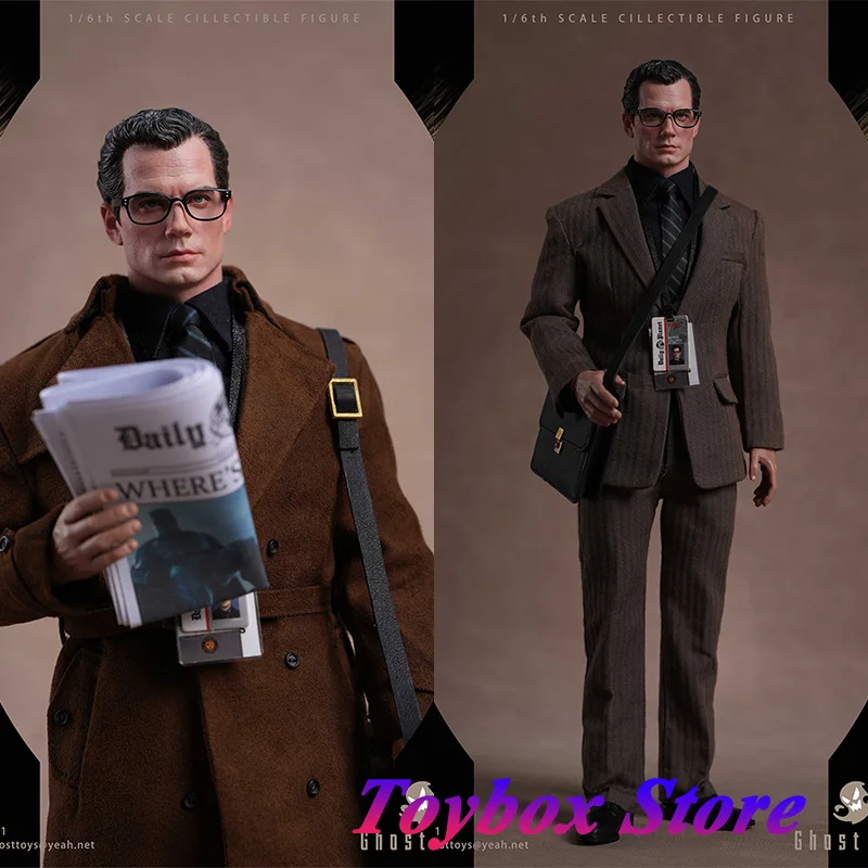 In Stock Ghost Toys GH-011 1/6  Journalist Clark Soldier Model Super Man Lifestyle Cosplay 12