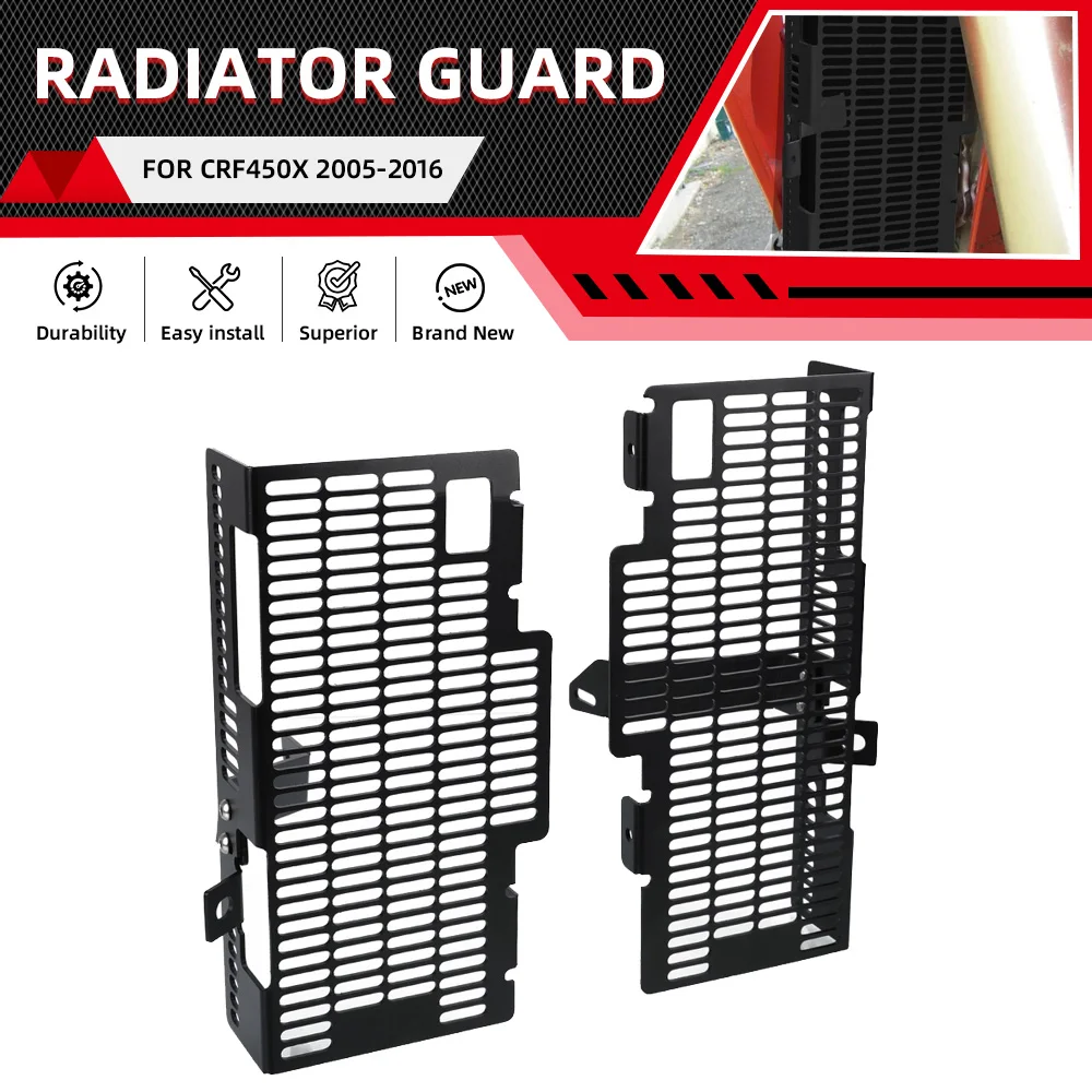 

FOR HONDA CRF450X 2005-2006-2007-2008-2009-2010-2011-2012-2013-2014-2015-2016 Radiator Grille Guard Cover Fuel Tank Protection