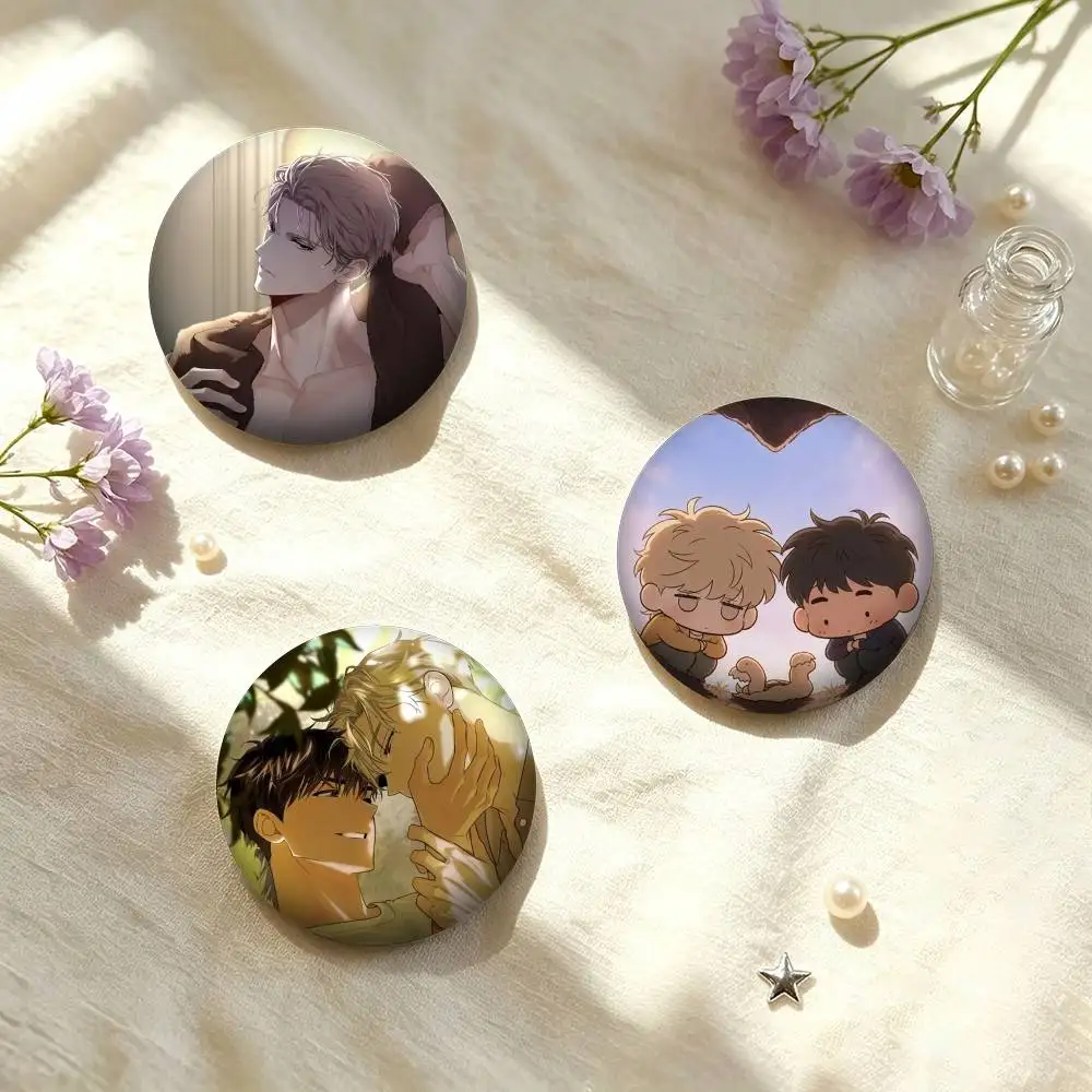 P-Passion Bl A-Anime 25 32 44 58 75mm Badges Personalized Round Brooches Pins Accessory Gift