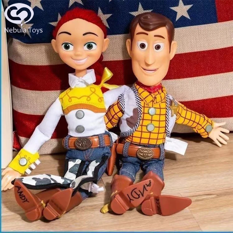 Figurines d'action parlantes Toy Story 5 Woody Buzz Jessie Rex – Modèles de collection, figurines d'anime, jouets décoratifs, statues, cadeaux