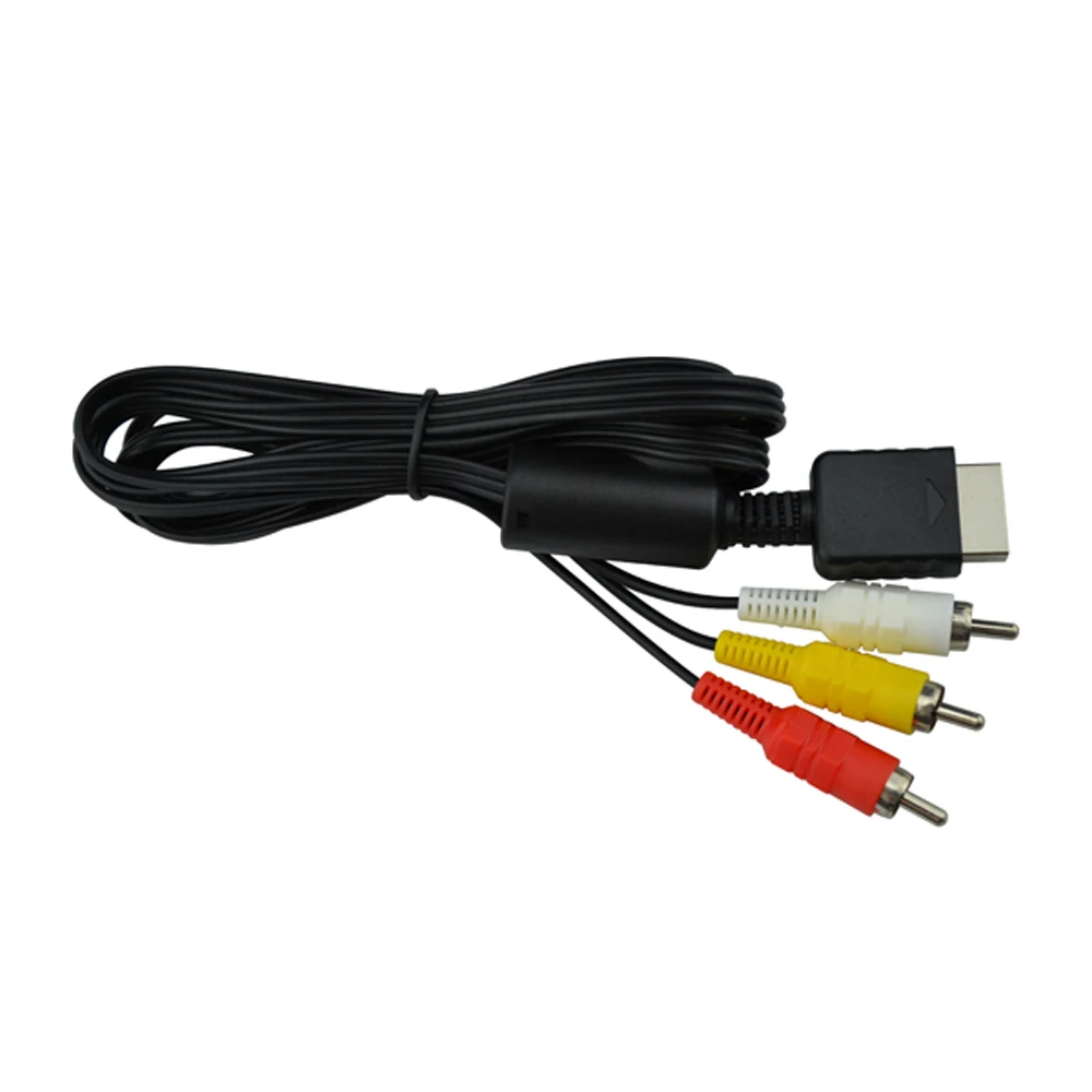 Audio Video AV Cable for for PS2 for PS3  3RCA video cable  game  Full needle