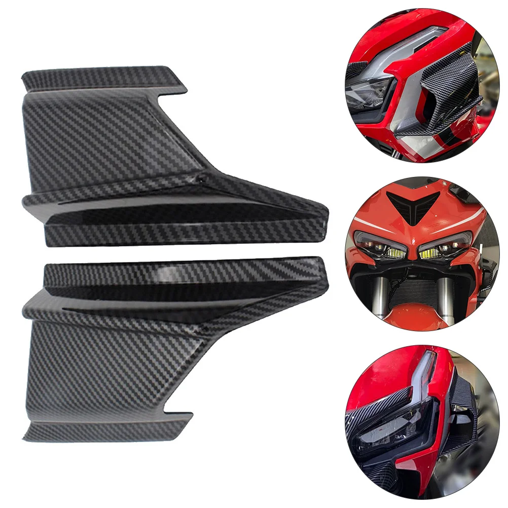 

Передний спойлер для мотоцикла, крылышки, комплект воздушного дефлектора, универсальный обтекатель, аэродинамический задний