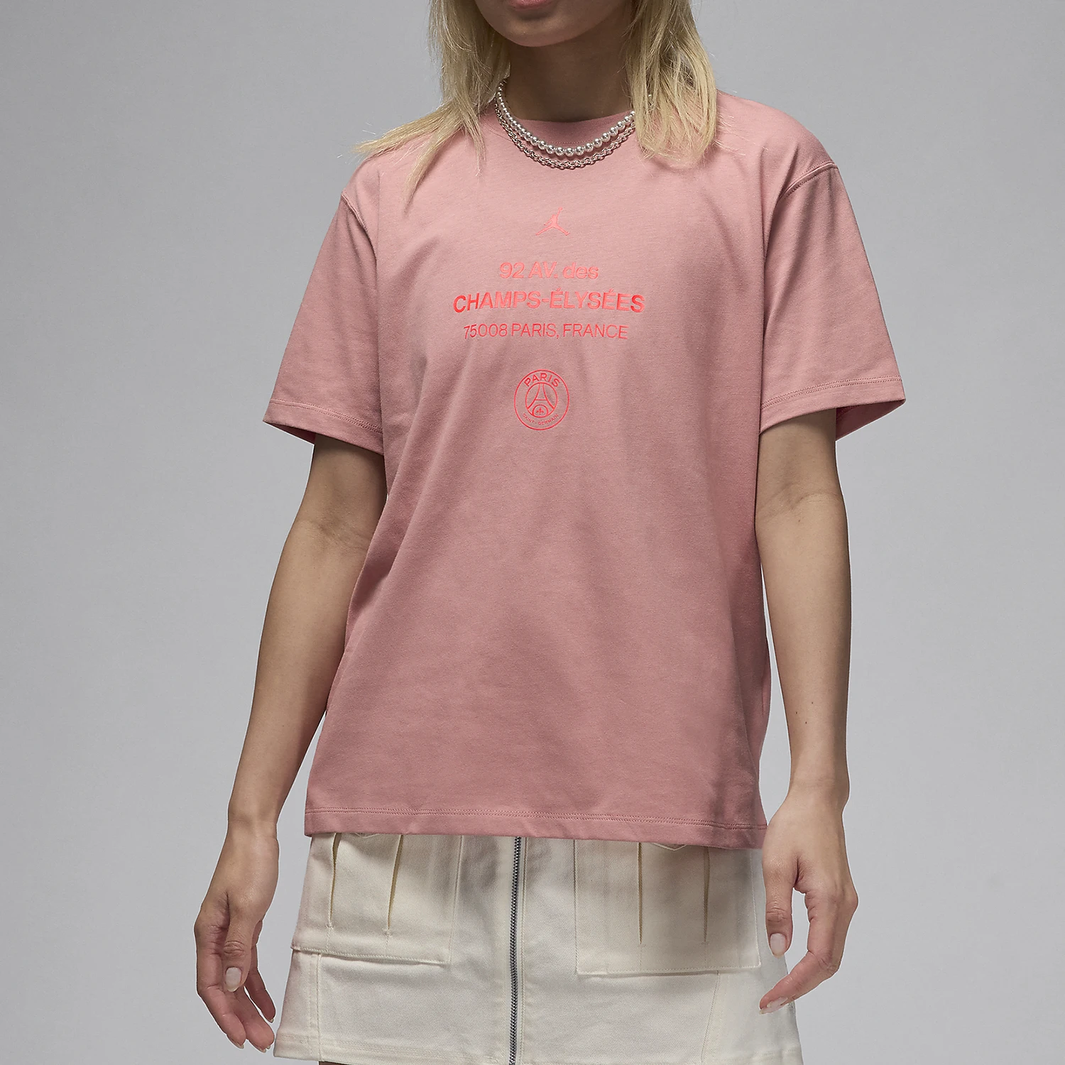 

Nike genuine Jordan Women's Graphic Print Casual Tee FV7749-612