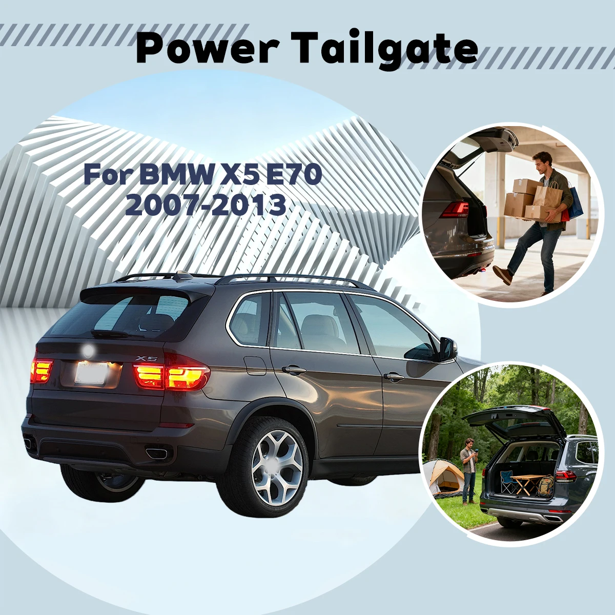 For BMW X5 M E70 2006-2013 Car Liftback Automatic Lifting Electric Tailgate Lock Module Closing System