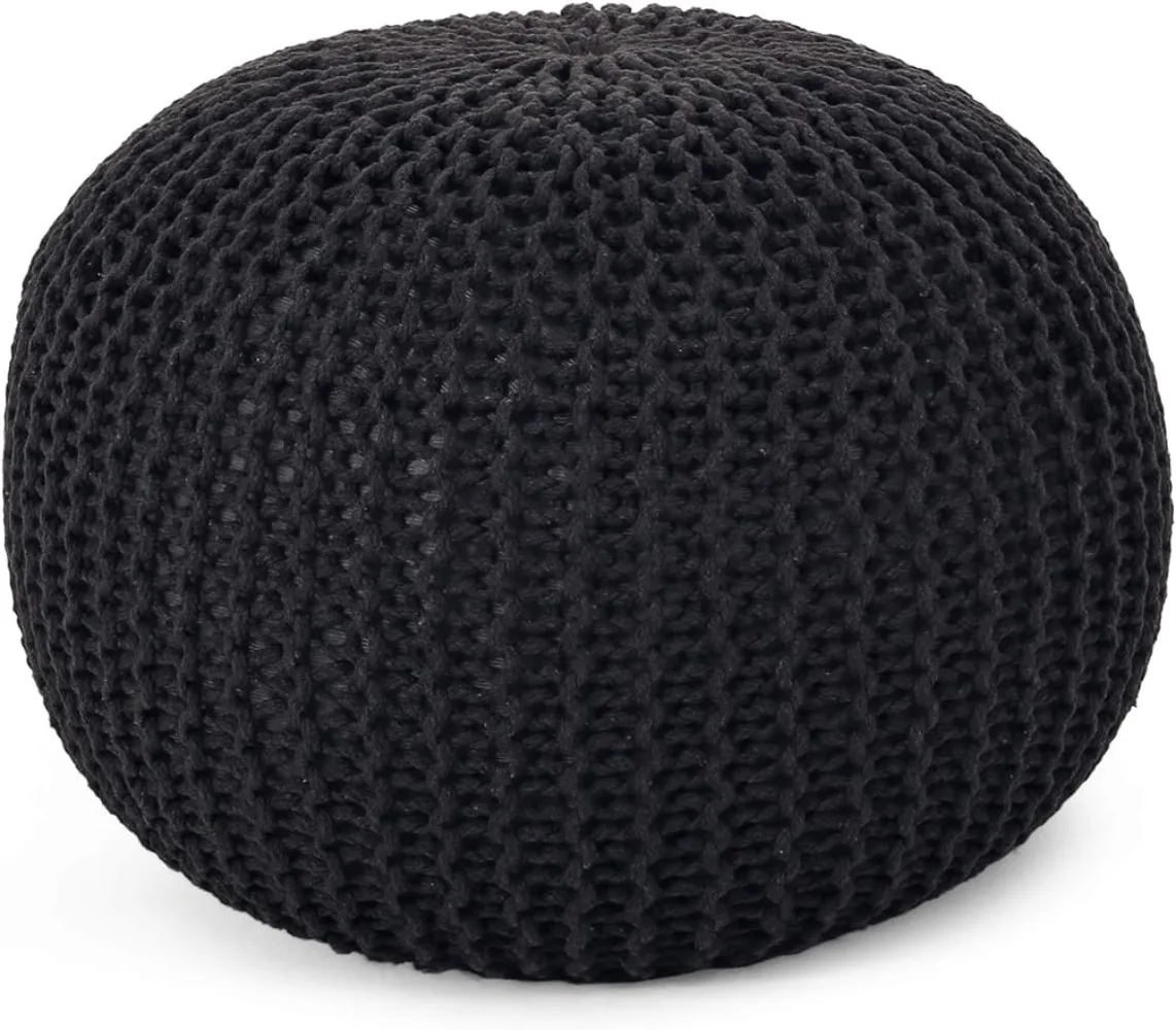 Christopher Knight Home 313879 Pouf, Dark Gray