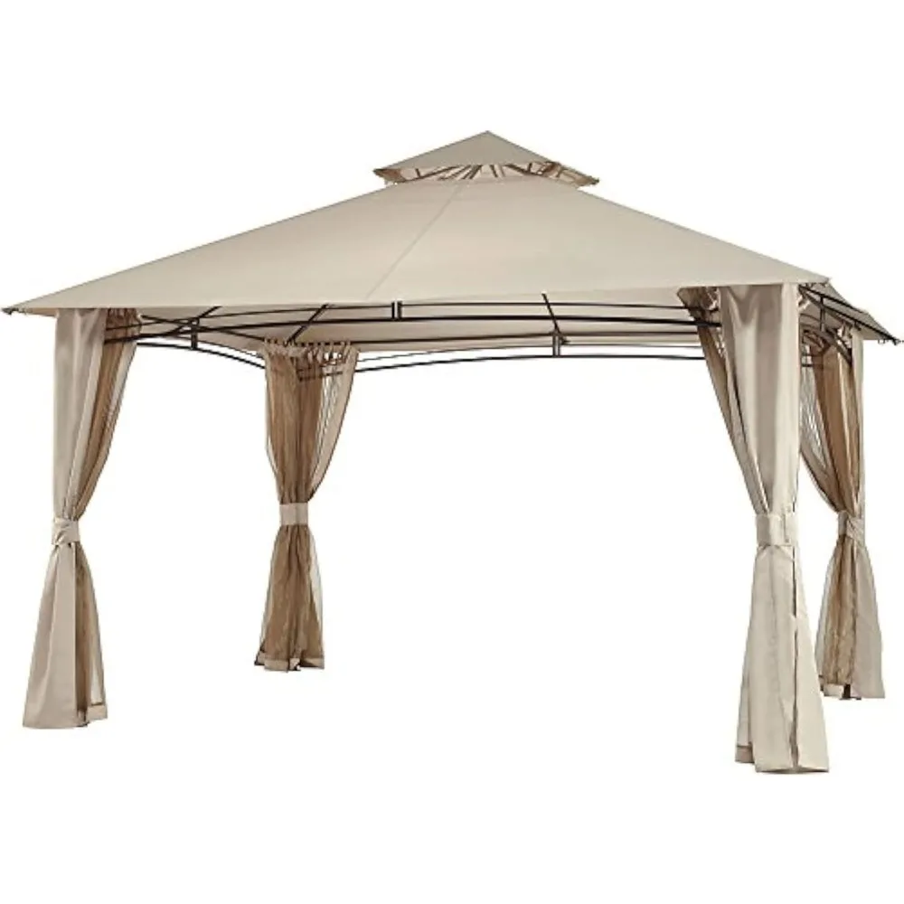 

Replacement Canopy Top Cover for Backyard Creations 5LGZ2001-PU, 272-0648 13' x 10' Gazebo - RipLock 35