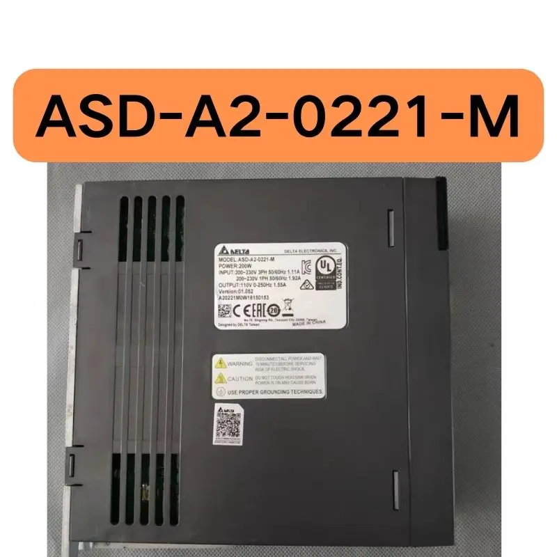 New ASD-A2-0221-M 200W servo driver in stock for quick delivery