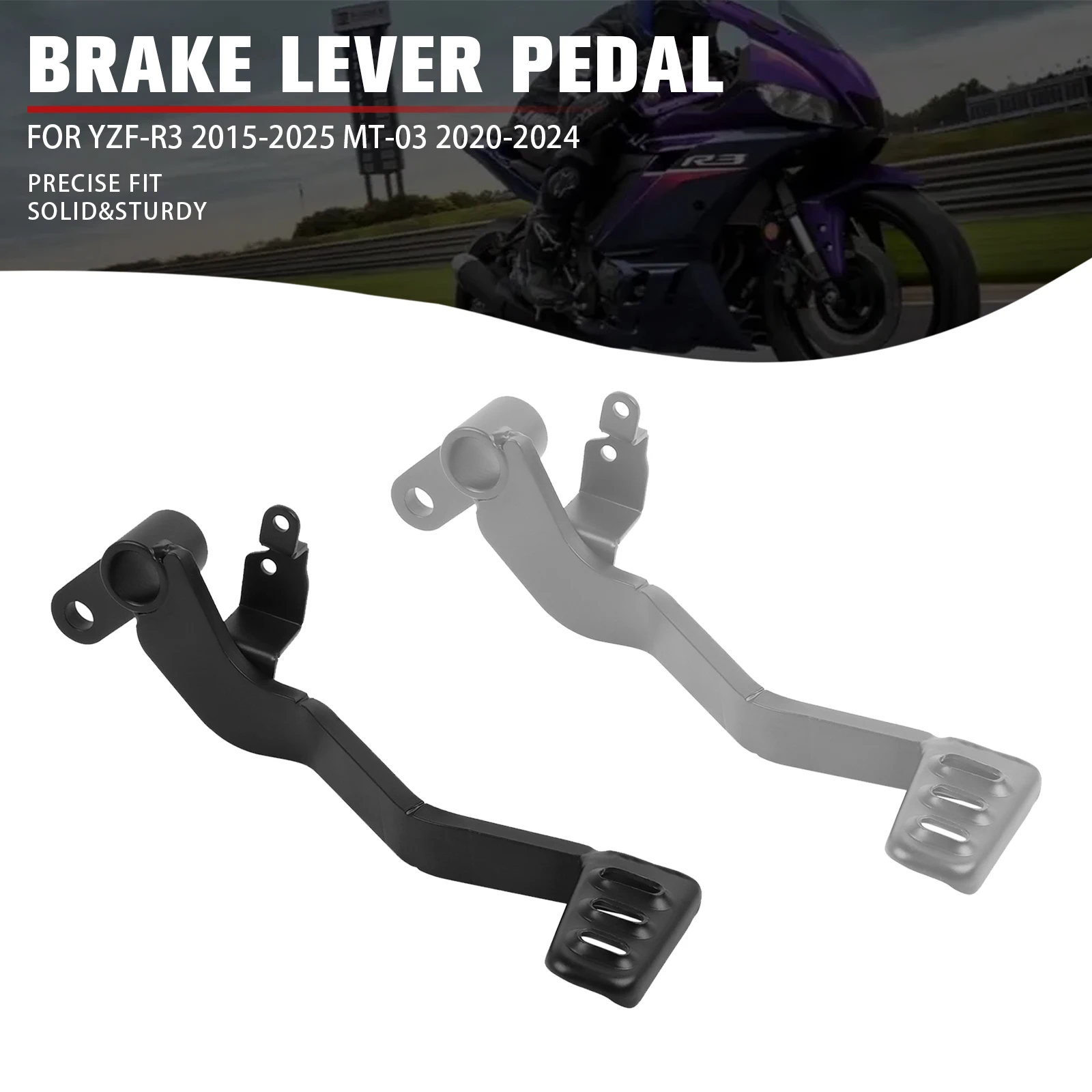 

For Yamaha YZF-R3 YZF R3 YZFR3 2015-2025 MT-03 MT 03 MT03 2020-2024 Rear Brake Pedal Foot Lever Gear Shifter Shift Pedal Lever