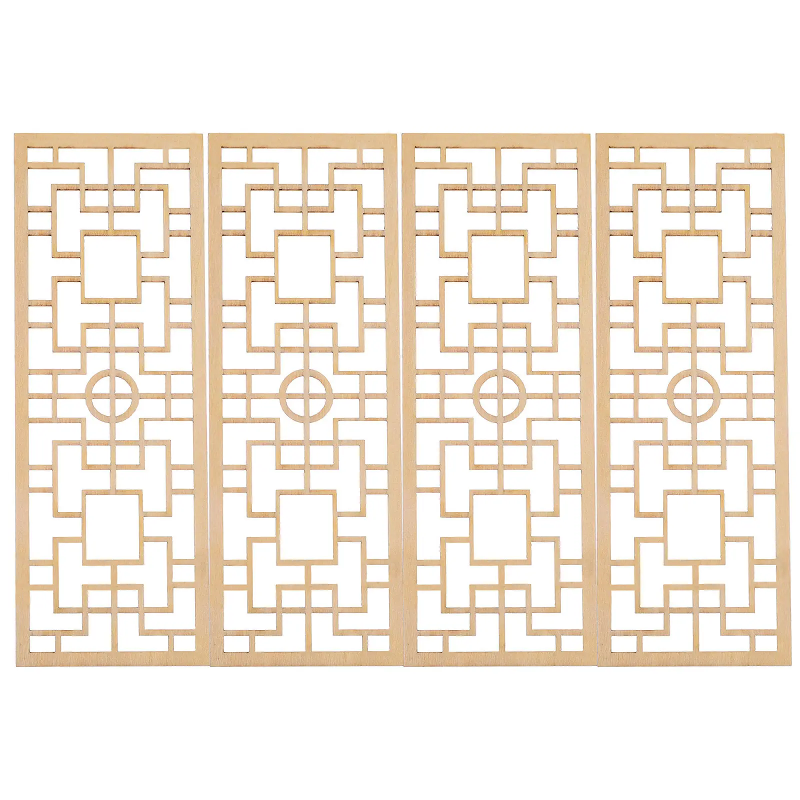 

4Pcs Chinese Style Miniature Screen Decorative Mini House Screen Furniture Accessories for Bedroom Living Room Kitchen Micro