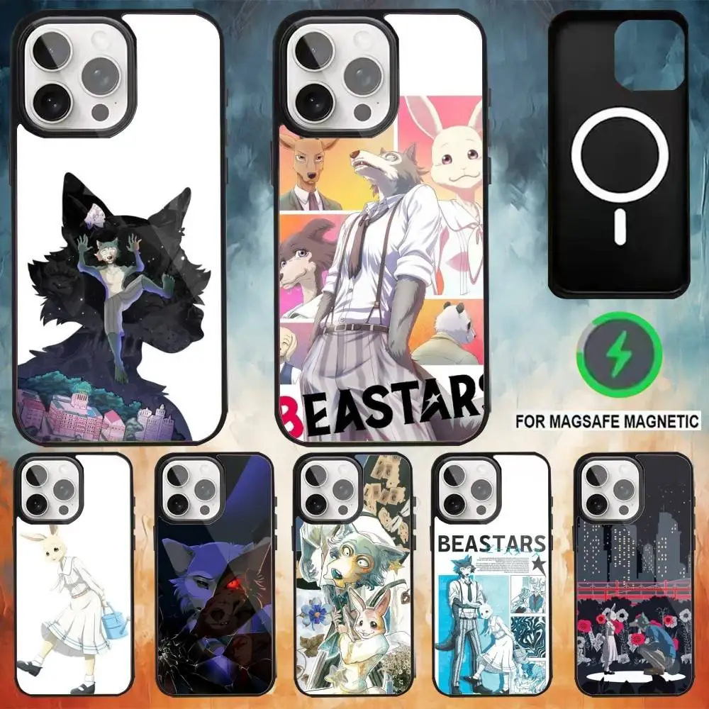 

Beastars A-Anime Phone Case For iPhone17,16,15,14,13,12,11 Plus,Pro Max Magnetic For Magsafe Wireless Charging