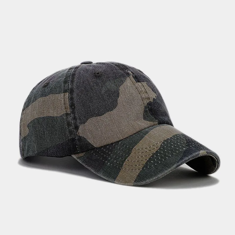 Outdoor Weiche Baumwoll-Golf-Baseballkappe Persönliche Tarnmuster-Sportmütze Herren Reise-Sonnenhüte Damen Camping-Kappen Gorras – Detail 7