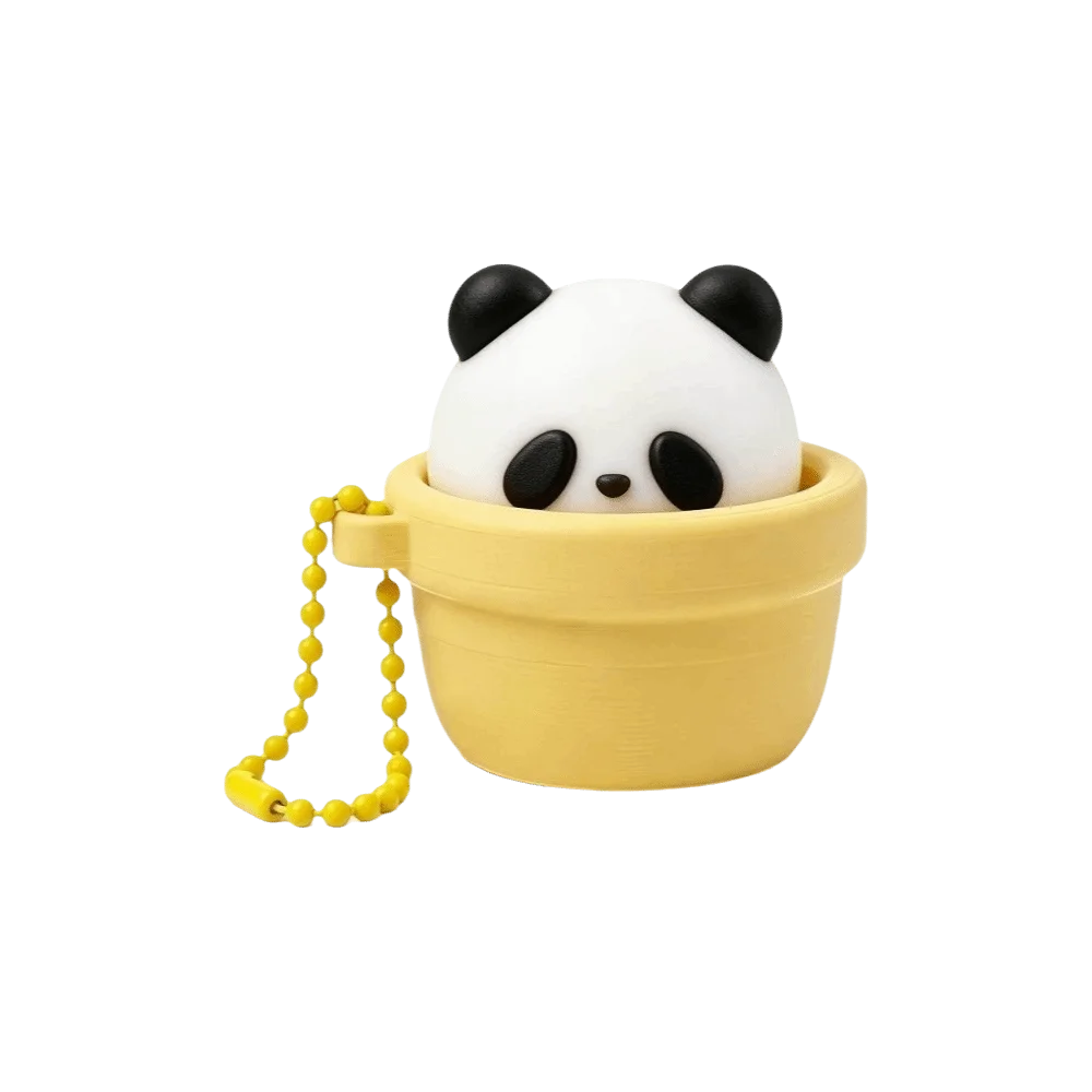 Cute 3D Printed Keycap Clicker Pendant Key Ring Funny Fidget Clicker Keychain Dog Button Press Lucky Cat Key Chain Gifts