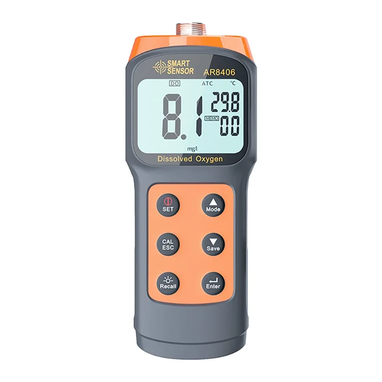 

AR8406 Dissolved Oxygen Monitors Relay High Screen Range LCD water solutions Oxygen meter