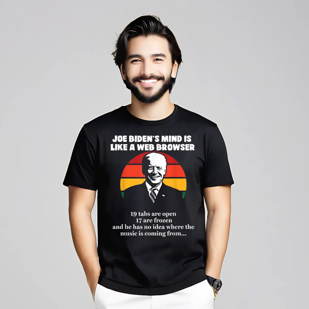 

Tees Funny Anti Biden T-Shirt__19956 Christmas Short Sleeve Cotton Fabric Crew Neck women's T Shirts Party T Shirts Discount