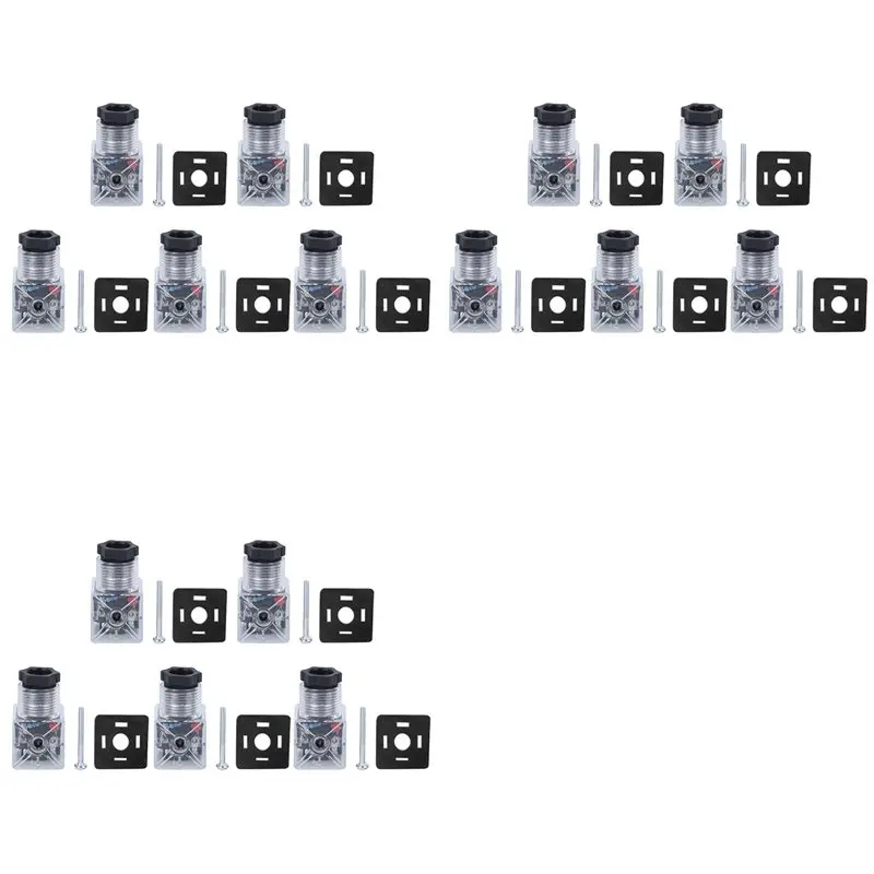 abzl-15-個ソレノイドコイルプラグ油圧ソレノイドバルブ透明電圧ユニバーサルアクセサリー-dc24v
