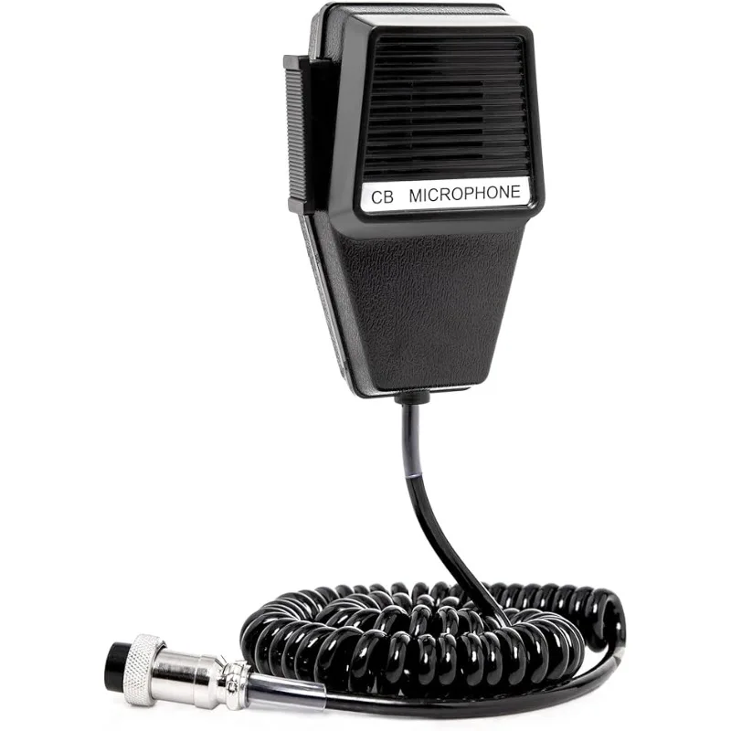 

CM4 CB Microphone Speaker Compatible 4-Pin Mic Microphone Two Way Radios with Cobra Superstar Midland Uniden Audioline CB Radios