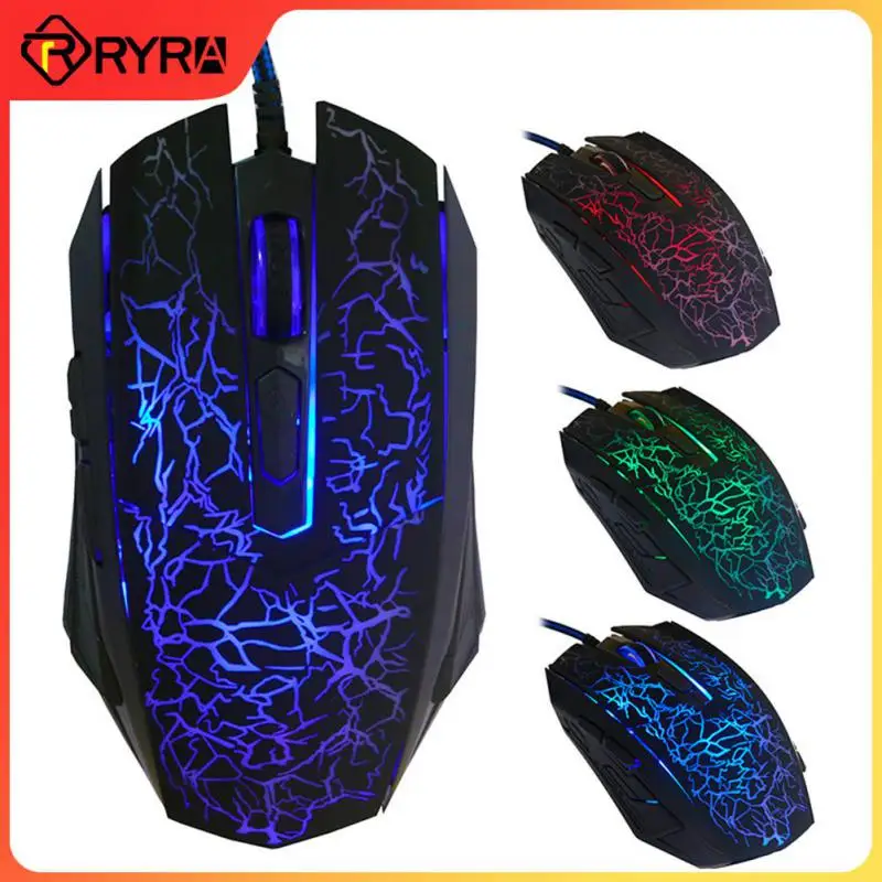 Colorful LED Computer Gaming Mouse Professional Ultra-precise For Dota 2 LOL Gamer Mouse Ergonomic 2400 DPI USB Wired Mouse