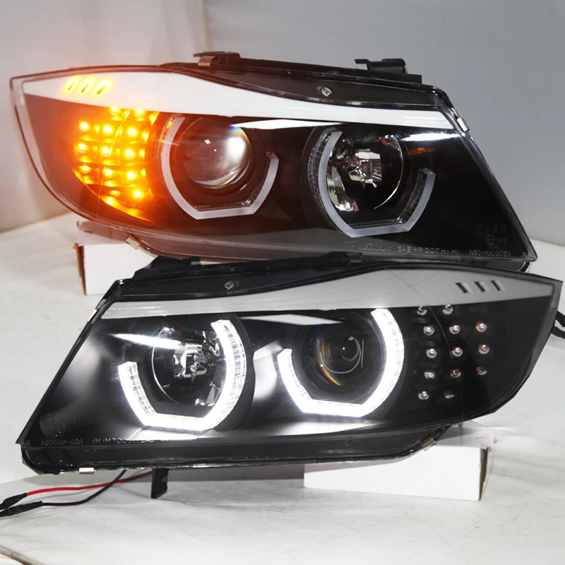 

For BMW E90 330I 320I 318i Led Angel Eyes Headlight JY