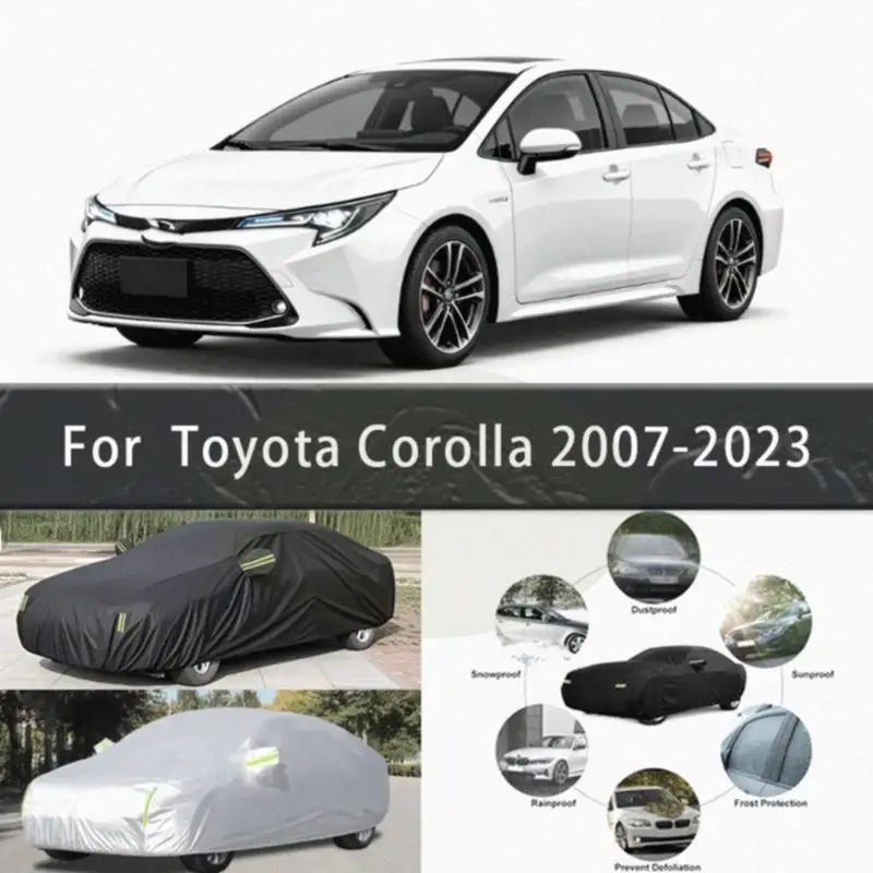 

For Full Waterproof Dustproof Outdoor Protection Sunshade for Toyota Corolla 2007 2023 Car Covers